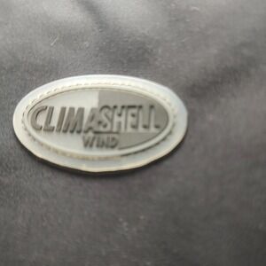 Adidas Climashell Men XL V-Neck Pullover Windbreaker Jacket Black Mesh Lined